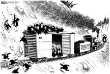 Bailout gravy train cartoon