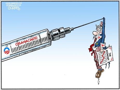 Obamacare Cartoon July 2013 6