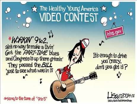 Cartoon Obamacare Video Contest