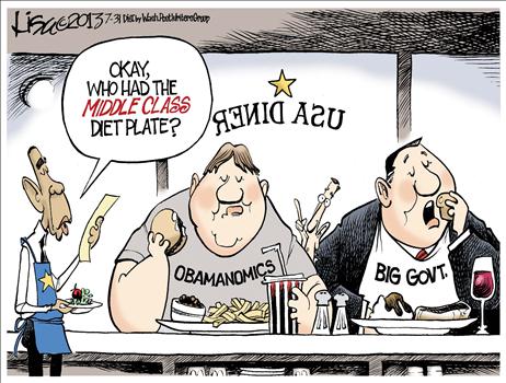 Obamanomics Cartoon 2013 3