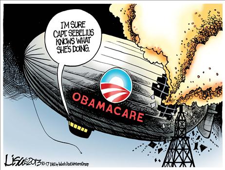 Obamacare Cartoon Oct 2013 1