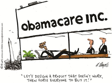 Obamacare Cartoon Oct 2013 3