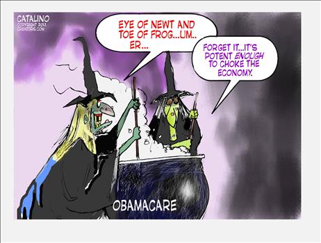 Obamacare Halloween Witch