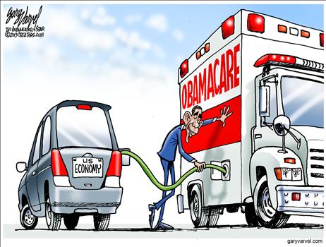 Nov 2013 Obamacare Economy Cartoon