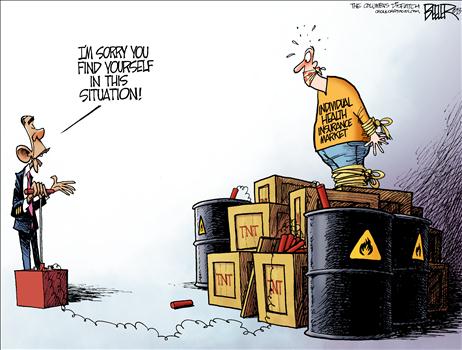 Obamacare TNT Cartoon