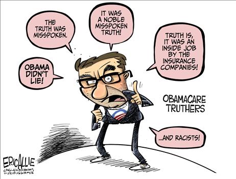 Obamacare Truthers Cartoon
