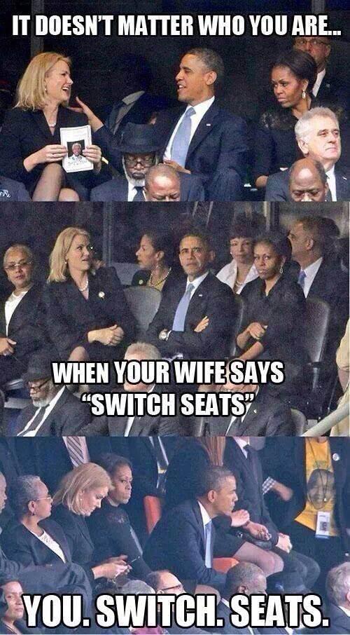 Obama Switch Seats