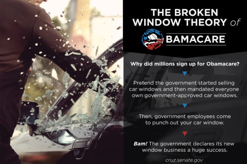 Obamacare Broken WIndows