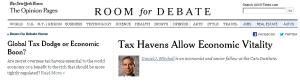 NYT Tax Haven Room for Debate